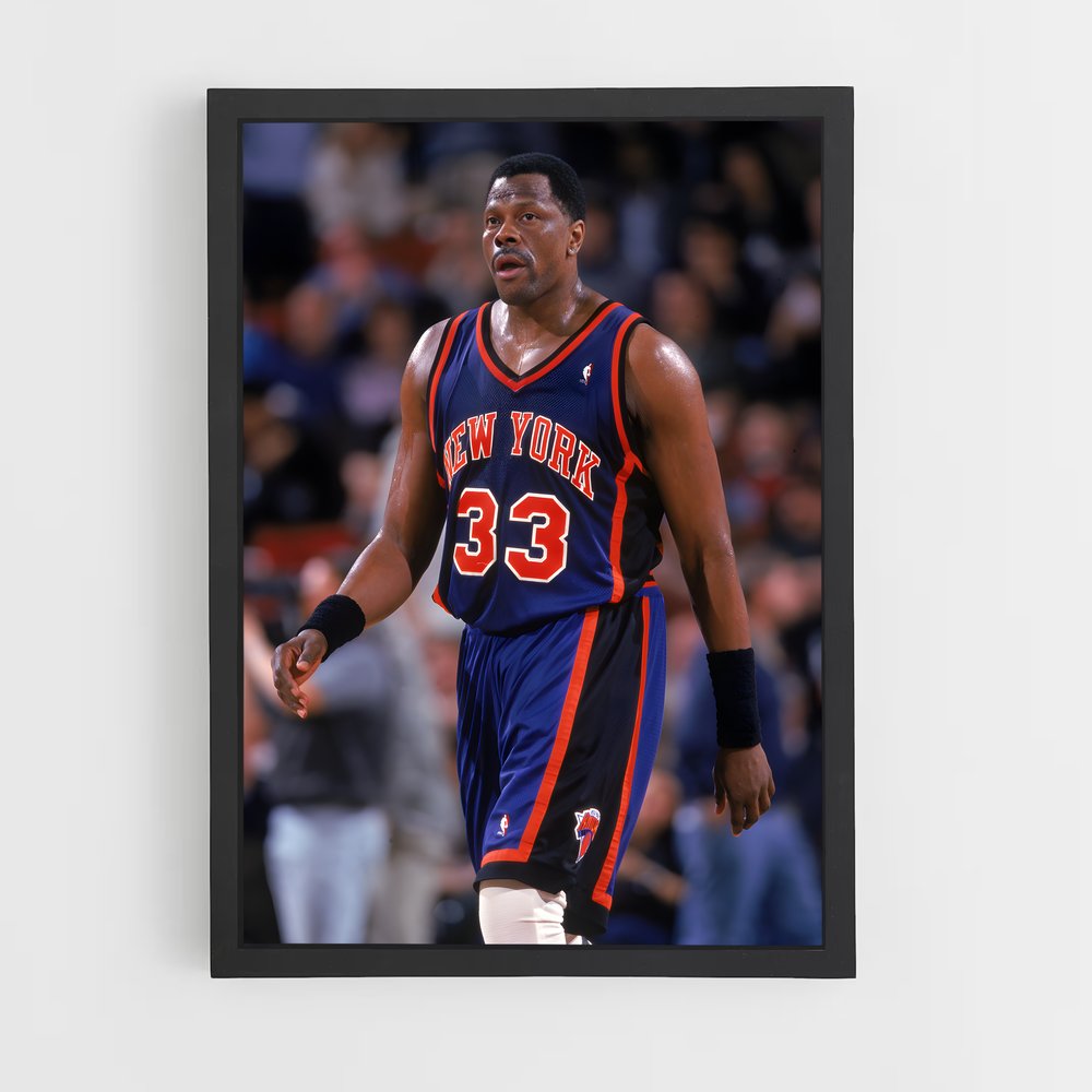 Poster Patrick de ewing – affiche Basketball (vue 2)